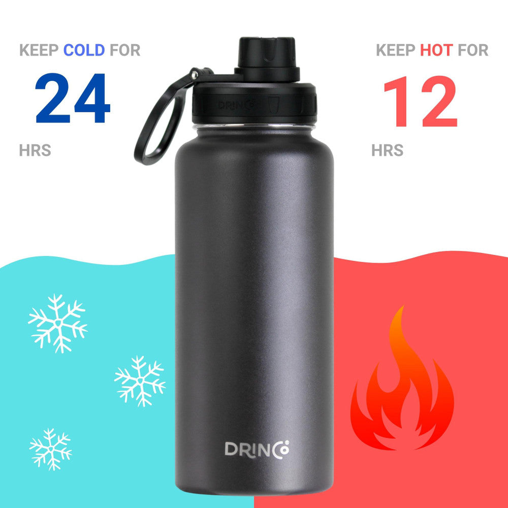 Stainless Steel Sports Water Bottle (750ml)